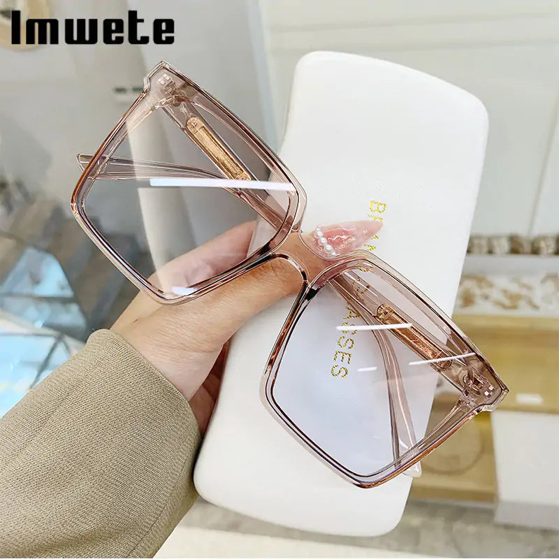 XOXO Designer Big Square Ombre Sunglasses Mens Oversized XXL Square Hipster Aviator Ombre Color Lens  main image 3