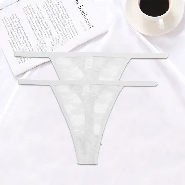 2PCS/Set Women Lace G-string Panties