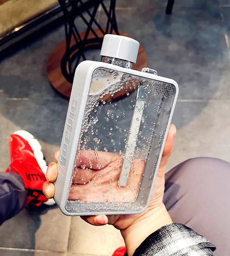 Flat Water Bottle